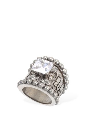 Křišťálový prsten Dsquared2 stříbrný