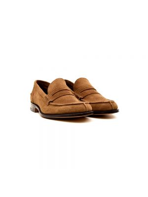 Loafers de ante Tricker's marrón