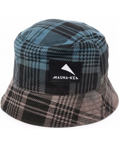 Sombrero a cuadros Mauna Kea negro