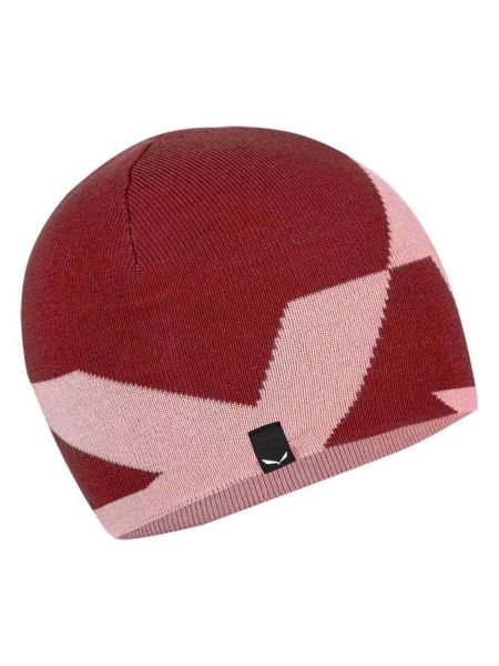Двусторонняя шапка Salewa розовая