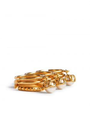 Gyűrű gyöngyökkel Valentino Garavani aranyszínű