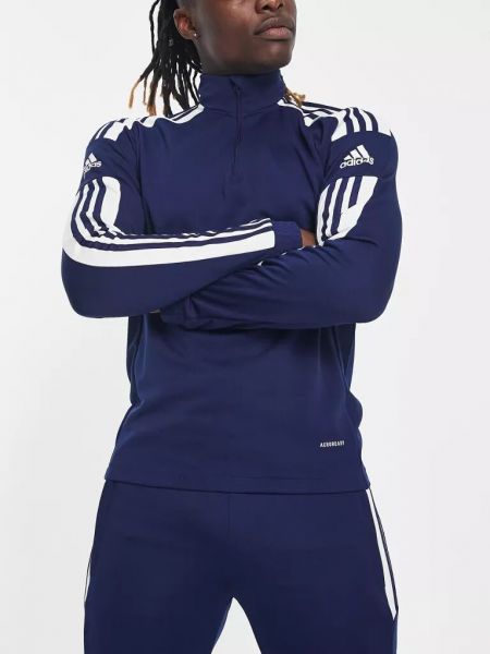 Толстовка на молнии Adidas Performance синяя