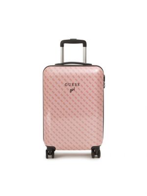 Bőrönd Guess rózsaszín