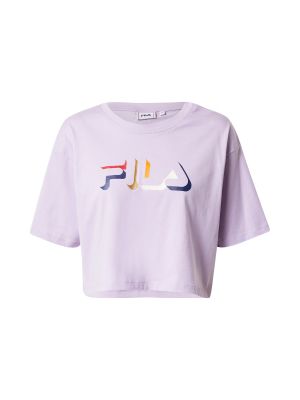 T-shirt à motif mélangé Fila violet