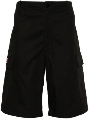 Pamučne kratke hlače kargo Kenzo crna