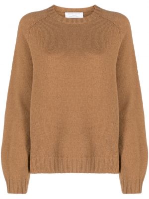 Пуловер с кръгло деколте Société Anonyme кафяво