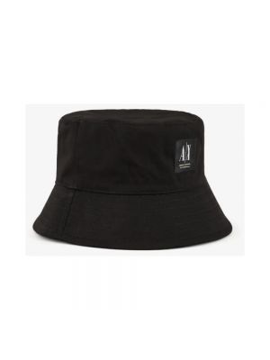 Cappello di cotone Armani Exchange nero