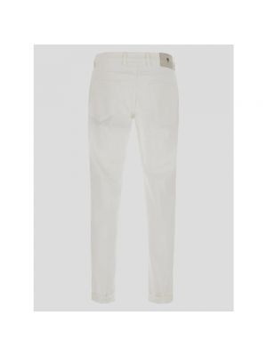 Pantalones slim fit Pt Torino blanco