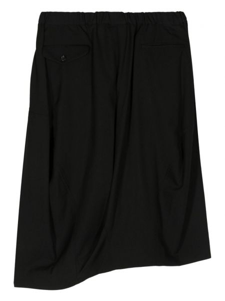 Vilnonės bermuda šortai Black Comme Des Garçons juoda