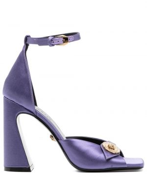 Sandali a punta quadrata Versace
