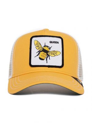 Желтая шапка с аппликацией Goorin Bros