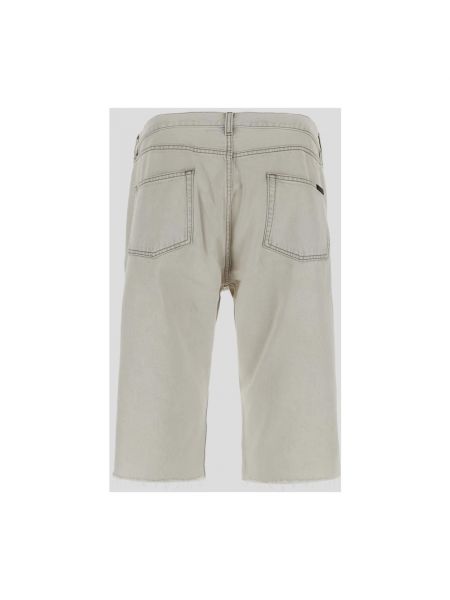 Pantalones cortos vaqueros Saint Laurent gris
