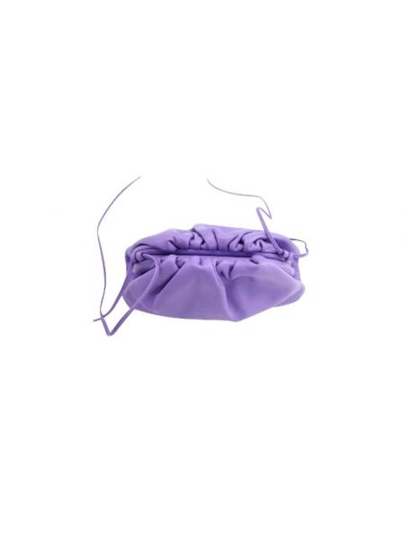 Bolso cruzado de cuero retro Bottega Veneta Vintage violeta
