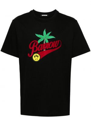 T-shirt aus baumwoll Barrow schwarz