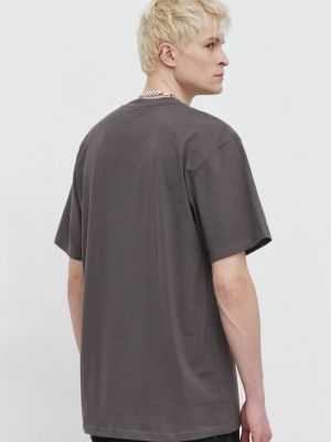 Bavlněné tričko s aplikacemi Karl Kani šedé