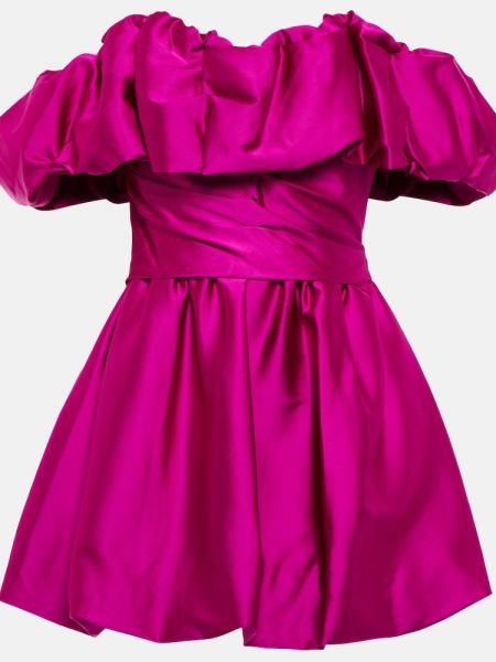 Mini robe en satin Simkhai rose