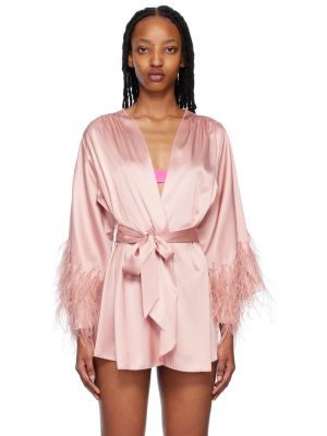Розовый халат с рукавами ангела Fleur du Mal