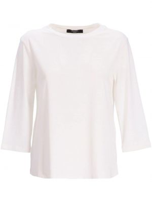 Bavlněné tričko Weekend Max Mara bílé