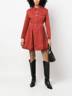 Džínové šaty Jean Paul Gaultier Pre-owned červené