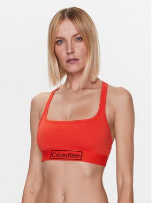 Calvin Klein Underwear Podprsenkový top Unlined 000QF6768E  - Oranžová