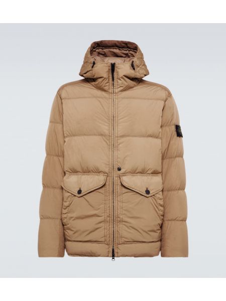 Vattert jakke Stone Island beige