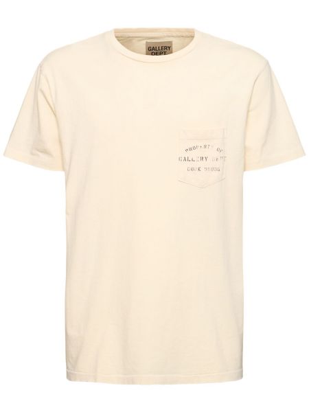 Bomull t-skjorte Gallery Dept. beige