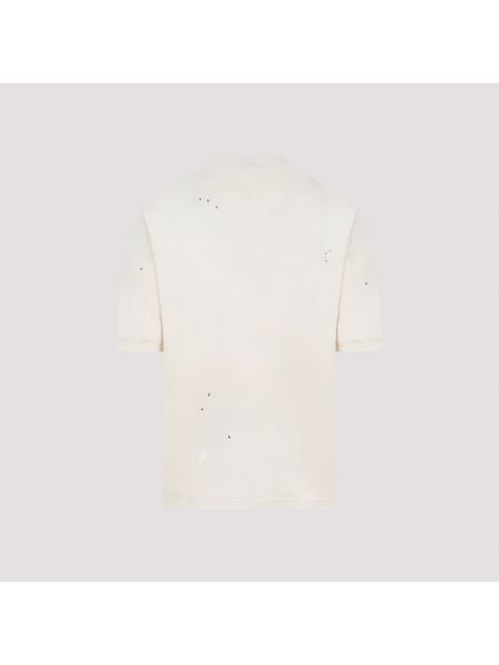 Camiseta de algodón Maison Margiela beige