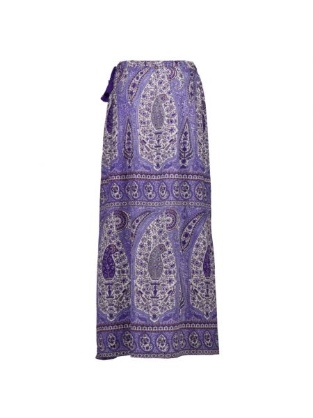 Falda larga Antik Batik violeta