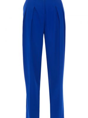 Kalhoty Victoria Victoria Beckham - Modrá