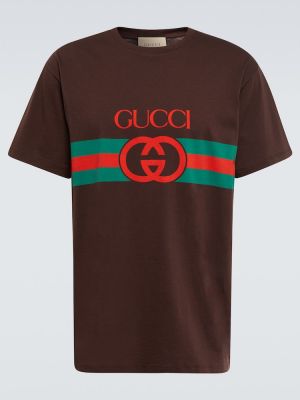Tričko Gucci - Hnedá