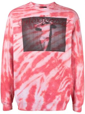 Rund hals trykt sweatshirt Stain Shade rosa