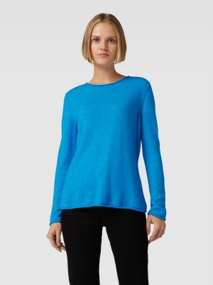 Dzianinowy sweter Brax błękitny