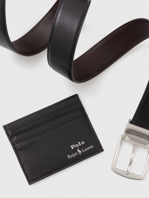 Pásek Polo Ralph Lauren černý
