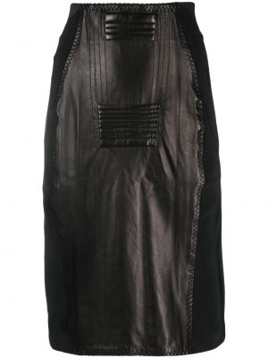 Kožená sukně Jean Paul Gaultier Pre-owned