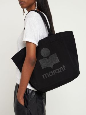 Bolso shopper Isabel Marant negro