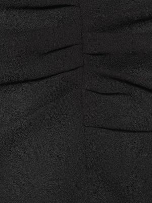 Volnena midi obleka Givenchy črna