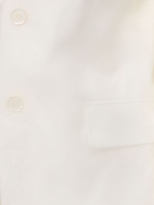 Blazer de lino de algodón Sportmax blanco