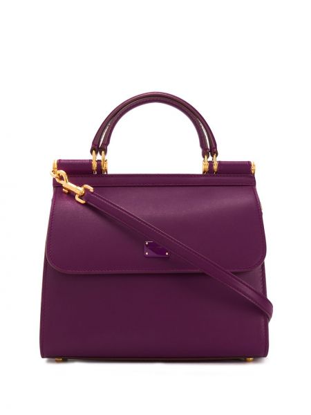 Bolso shopper Dolce & Gabbana violeta