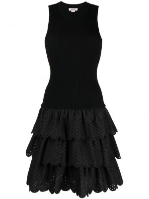 Αμάνικο φόρεμα με βολάν Jason Wu μαύρο