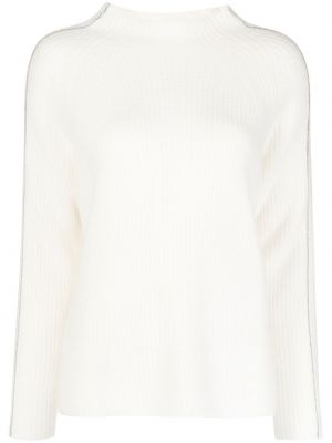 Кашмирен пуловер N.peal бяло
