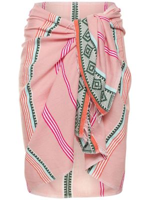 Vzorované sukně Lemlem - růžová