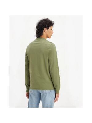 Bluza bawełniana Levi's zielona