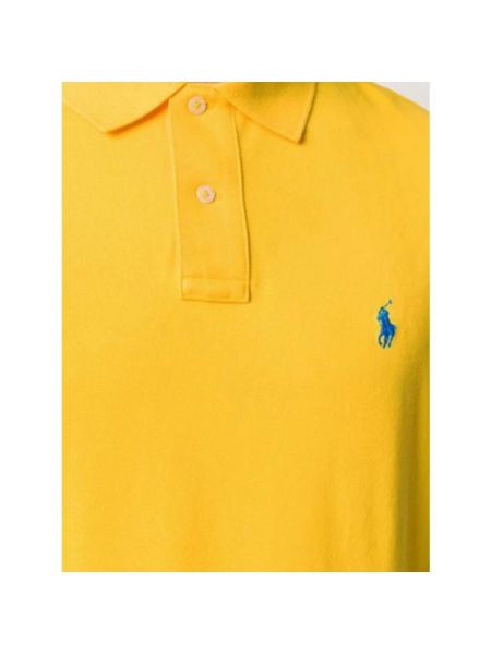 Polo slim fit Ralph Lauren żółta
