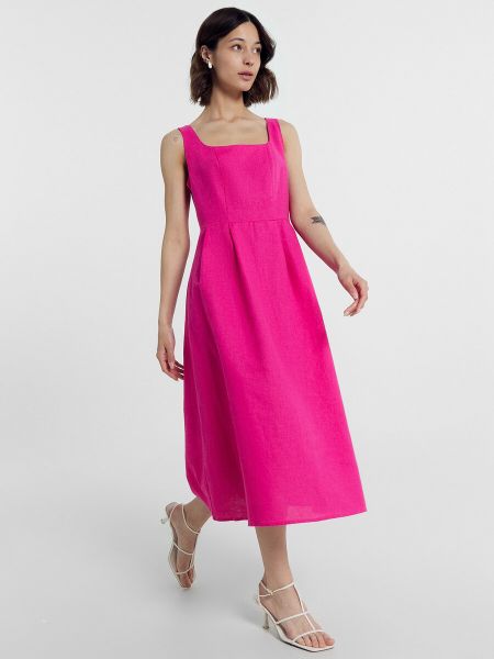 Платье на бретельках Mark Formelle розовое