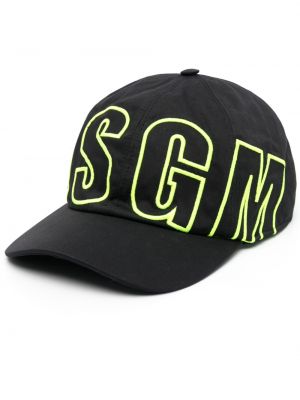 Cappello con visiera ricamato Msgm
