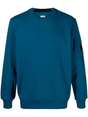 Rund hals sweatshirt med rund hals C.p. Company blå