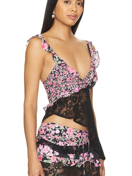 Top For Love And Lemons nero