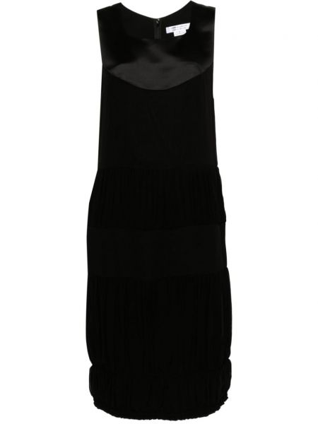 Plisované šaty Comme Des Garçons černé