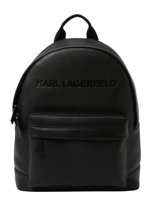 Bőr hátizsák Karl Lagerfeld fekete
