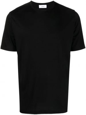 T-shirt con scollo tondo Lardini nero